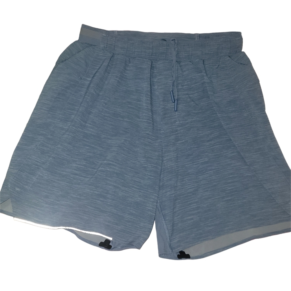 Lululemon Light Blue Men's Athletic Lined Surge Shorts Size S - Picture 2 of 5